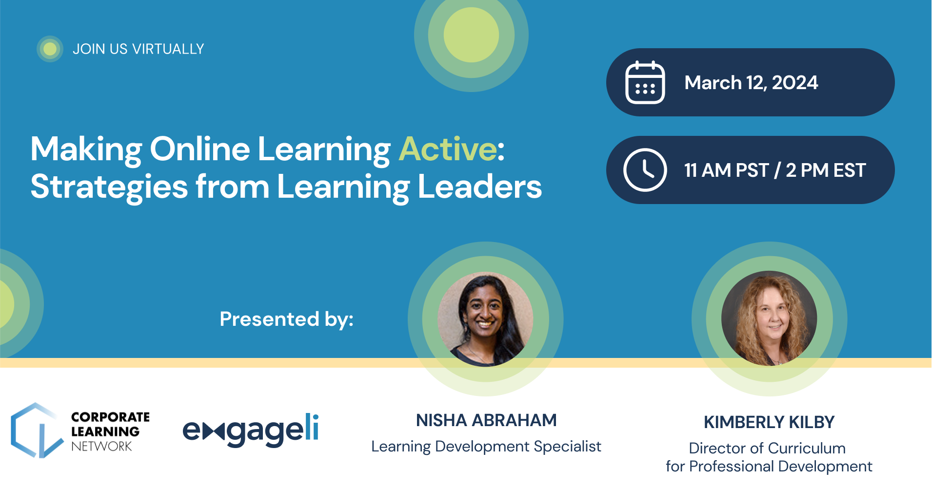 Webinar Strategies From Learning Leaders On Making Online Learning Active